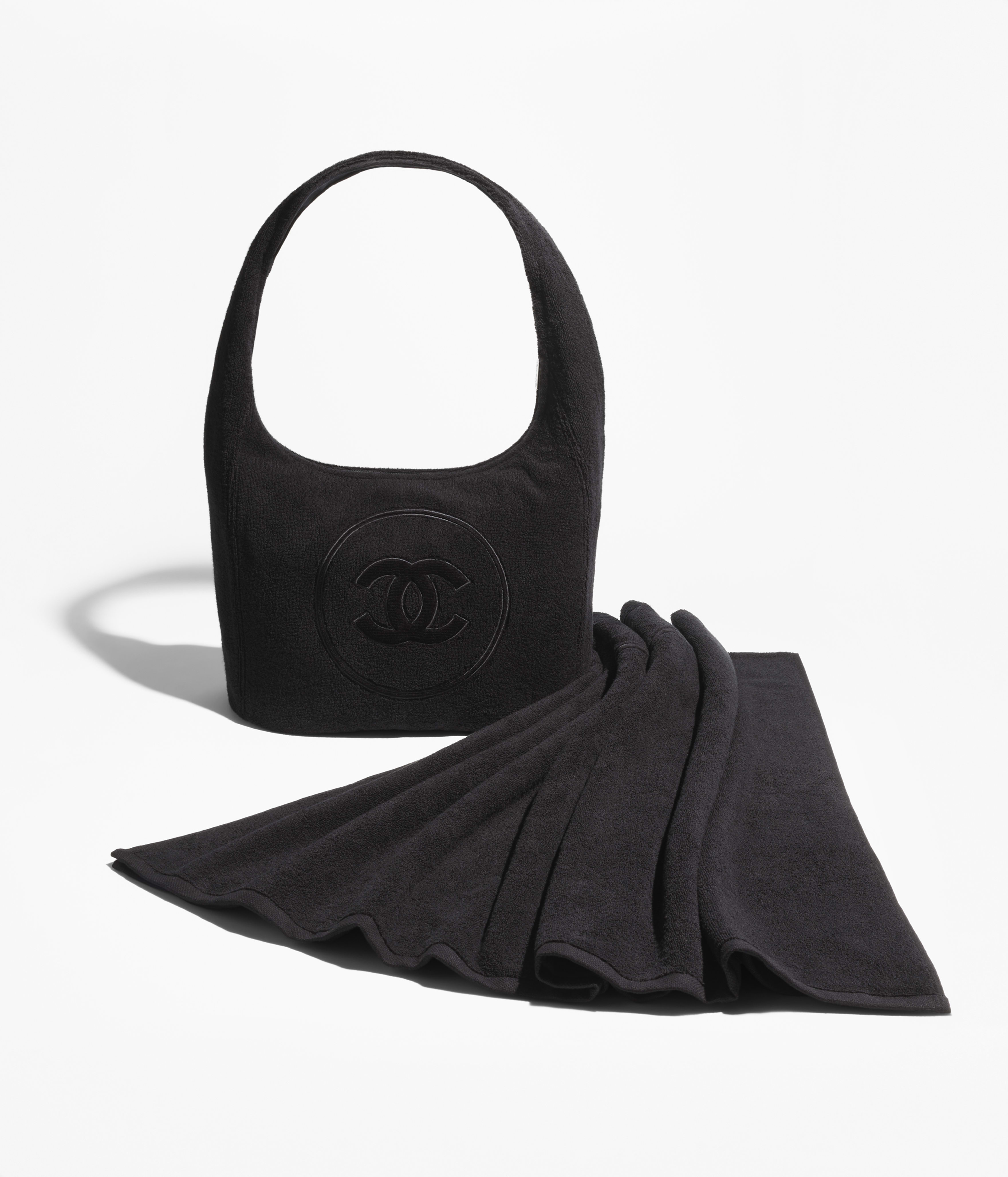 Beachwear Set - Black - Cotton - 